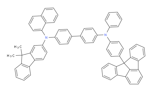N4-(4-(7bH-indeno[1,2,3-jk]fluoren-7b-yl)phenyl)-N4'-(9,9-dimethyl-9H-fluoren-2-yl)-N4'-(naphthalen-1-yl)-N4-phenyl-[1,1'-biphenyl]-4,4'-diamine