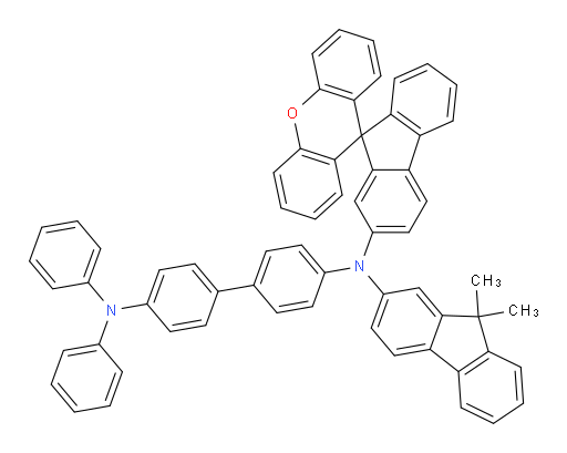 N4-(9,9-dimethyl-9H-fluoren-2-yl)-N4',N4'-diphenyl-N4-(spiro[fluorene-9,9'-xanthen]-2-yl)-[1,1'-biphenyl]-4,4'-diamine