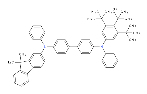 N4-(9,9-dimethyl-9H-fluoren-2-yl)-N4,N4'-diphenyl-N4'-(3,4,5-tri-tert-butylphenyl)-[1,1'-biphenyl]-4,4'-diamine