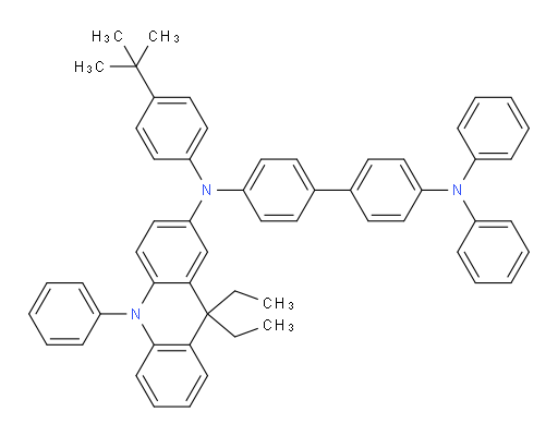 N4-(4-(tert-butyl)phenyl)-N4-(9,9-diethyl-10-phenyl-9,10-dihydroacridin-2-yl)-N4',N4'-diphenyl-[1,1'-biphenyl]-4,4'-diamine