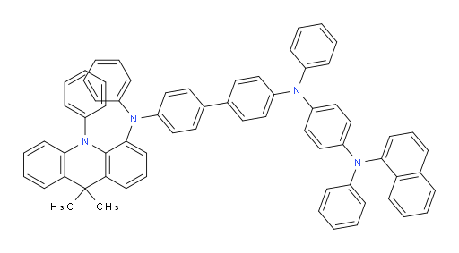 N4-(9,9-dimethyl-10-phenyl-9,10-dihydroacridin-4-yl)-N4'-(4-(naphthalen-1-yl(phenyl)amino)phenyl)-N4,N4'-diphenyl-[1,1'-biphenyl]-4,4'-diamine