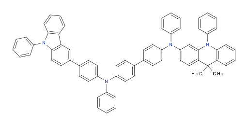 N4-(9,9-dimethyl-10-phenyl-9,10-dihydroacridin-3-yl)-N4,N4'-diphenyl-N4'-(4-(9-phenyl-9H-carbazol-3-yl)phenyl)-[1,1'-biphenyl]-4,4'-diamine