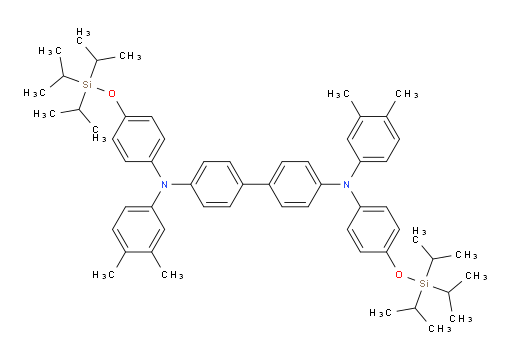 N4,N4'-bis(3,4-dimethylphenyl)-N4,N4'-bis(4-((triisopropylsilyl)oxy)phenyl)-[1,1'-biphenyl]-4,4'-diamine
