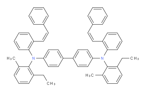 N4,N4'-bis(2-ethyl-6-methylphenyl)-N4,N4'-bis(2-((E)-styryl)phenyl)-[1,1'-biphenyl]-4,4'-diamine