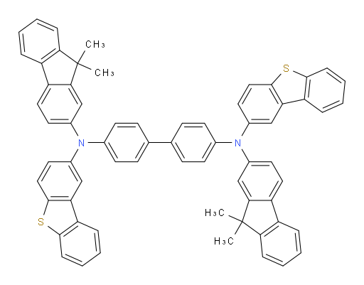 N4,N4'-bis(dibenzo[b,d]thiophen-2-yl)-N4,N4'-bis(9,9-dimethyl-9H-fluoren-2-yl)-[1,1'-biphenyl]-4,4'-diamine