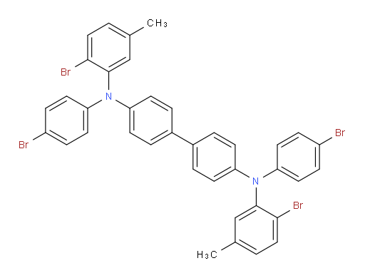 N4,N4'-bis(2-bromo-5-methylphenyl)-N4,N4'-bis(4-bromophenyl)-[1,1'-biphenyl]-4,4'-diamine