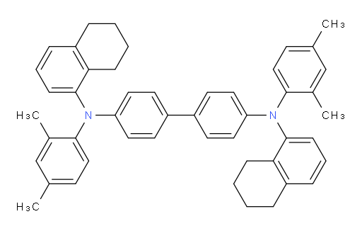 N4,N4'-bis(2,4-dimethylphenyl)-N4,N4'-bis(5,6,7,8-tetrahydronaphthalen-1-yl)-[1,1'-biphenyl]-4,4'-diamine