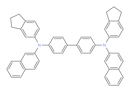 N4,N4'-bis(2,3-dihydro-1H-inden-5-yl)-N4,N4'-di(naphthalen-2-yl)-[1,1'-biphenyl]-4,4'-diamine