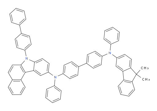 N4-(7-([1,1'-biphenyl]-4-yl)-7H-benzo[c]carbazol-10-yl)-N4'-(9,9-dimethyl-9H-fluoren-3-yl)-N4,N4'-diphenyl-[1,1'-biphenyl]-4,4'-diamine