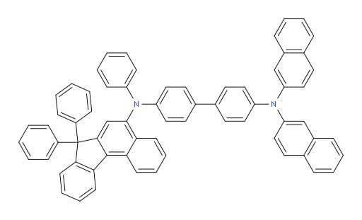 N4-(7,7-diphenyl-7H-benzo[c]fluoren-5-yl)-N4',N4'-di(naphthalen-2-yl)-N4-phenyl-[1,1'-biphenyl]-4,4'-diamine