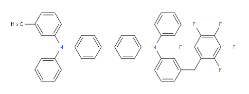 N4-(3-((perfluorophenyl)methyl)phenyl)-N4,N4'-diphenyl-N4'-(m-tolyl)-[1,1'-biphenyl]-4,4'-diamine