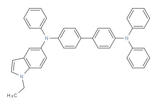 N4-(1-ethyl-1H-indol-5-yl)-N4,N4',N4'-triphenyl-[1,1'-biphenyl]-4,4'-diamine