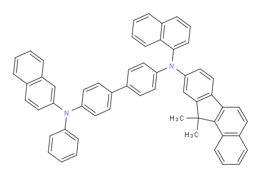 N4-(11,11-dimethyl-11H-benzo[a]fluoren-9-yl)-N4-(naphthalen-1-yl)-N4'-(naphthalen-2-yl)-N4'-phenyl-[1,1'-biphenyl]-4,4'-diamine