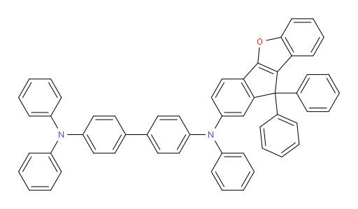 N4-(10,10-diphenyl-10H-indeno[1,2-b]benzofuran-2-yl)-N4,N4',N4'-triphenyl-[1,1'-biphenyl]-4,4'-diamine