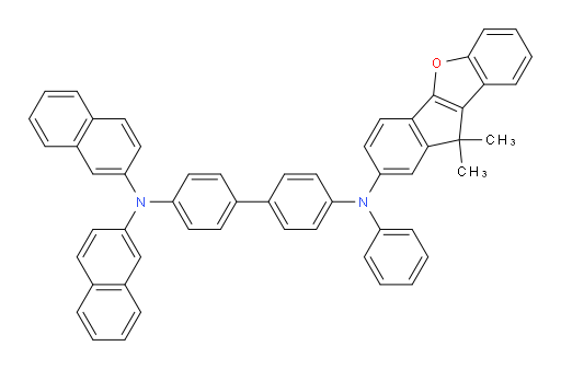 N4-(10,10-dimethyl-10H-indeno[1,2-b]benzofuran-2-yl)-N4',N4'-di(naphthalen-2-yl)-N4-phenyl-[1,1'-biphenyl]-4,4'-diamine