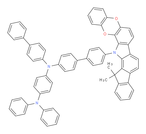N1-([1,1'-biphenyl]-4-yl)-N1-(4'-(14,14-dimethylbenzo[5,6][1,4]dioxino[2,3-a]indeno[1,2-i]carbazol-15(14H)-yl)-[1,1'-biphenyl]-4-yl)-N4,N4-diphenylbenzene-1,4-diamine