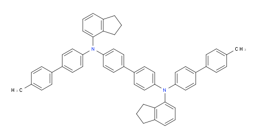 N4,N4'-bis(2,3-dihydro-1H-inden-4-yl)-N4,N4'-bis(4'-methyl-[1,1'-biphenyl]-4-yl)-[1,1'-biphenyl]-4,4'-diamine