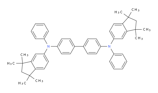 N4,N4'-diphenyl-N4,N4'-bis(1,1,3,3-tetramethyl-2,3-dihydro-1H-inden-5-yl)-[1,1'-biphenyl]-4,4'-diamine