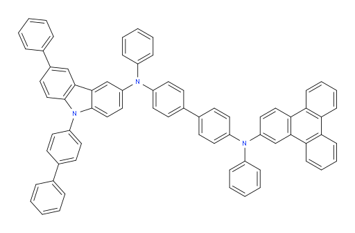 N4-(9-([1,1'-biphenyl]-4-yl)-6-phenyl-9H-carbazol-3-yl)-N4,N4'-diphenyl-N4'-(triphenylen-2-yl)-[1,1'-biphenyl]-4,4'-diamine