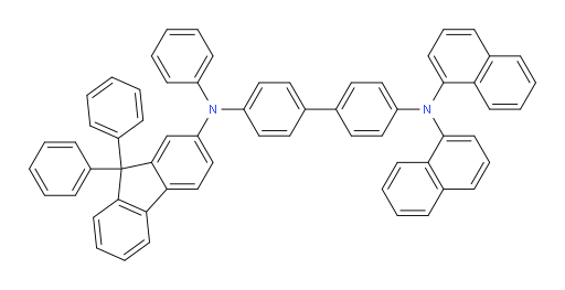 N4-(9,9-diphenyl-9H-fluoren-2-yl)-N4',N4'-di(naphthalen-1-yl)-N4-phenyl-[1,1'-biphenyl]-4,4'-diamine