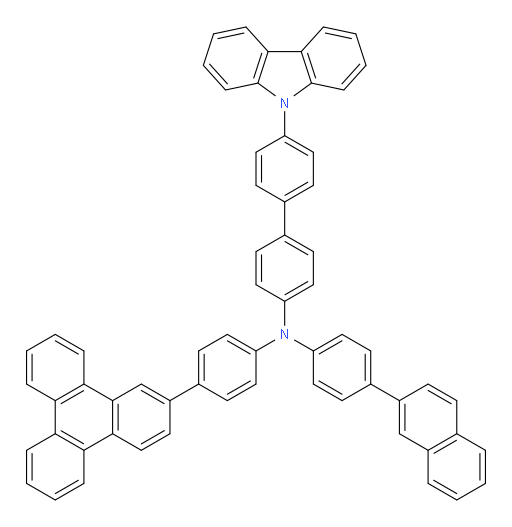 4'-(9H-carbazol-9-yl)-N-(4-(naphthalen-2-yl)phenyl)-N-(4-(triphenylen-2-yl)phenyl)-[1,1'-biphenyl]-4-amine