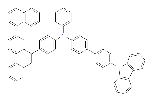 4'-(9H-carbazol-9-yl)-N-(4-(7-(naphthalen-1-yl)phenanthren-9-yl)phenyl)-N-phenyl-[1,1'-biphenyl]-4-amine