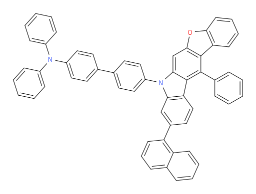 4'-(9-(naphthalen-1-yl)-12-phenyl-7H-benzofuro[2,3-b]carbazol-7-yl)-N,N-diphenyl-[1,1'-biphenyl]-4-amine