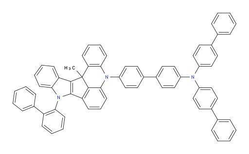 4'-(9-([1,1'-biphenyl]-2-yl)-13c-methyl-9,13c-dihydro-5H-indolo[3',2':4,5]cyclopenta[1,2,3-kl]acridin-5-yl)-N,N-di([1,1'-biphenyl]-4-yl)-[1,1'-biphenyl]-4-amine