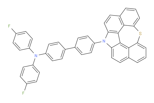 4'-(12H-6-thia-12-azaindeno[2,1,7,6-ghij]pleiaden-12-yl)-N,N-bis(4-fluorophenyl)-[1,1'-biphenyl]-4-amine