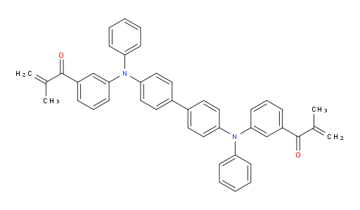 1,1'-(([1,1'-biphenyl]-4,4'-diylbis(phenylazanediyl))bis(3,1-phenylene))bis(2-methylprop-2-en-1-one)