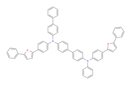 N4-([1,1'-biphenyl]-4-yl)-N4'-phenyl-N4,N4'-bis(4-(5-phenylfuran-2-yl)phenyl)-[1,1'-biphenyl]-4,4'-diamine