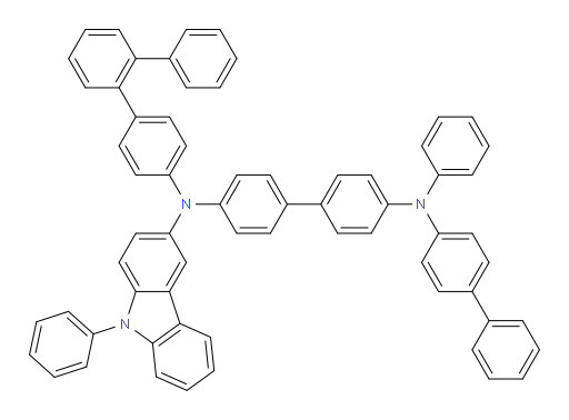 N4-([1,1'-biphenyl]-4-yl)-N4'-([1,1':2',1''-terphenyl]-4-yl)-N4-phenyl-N4'-(9-phenyl-9H-carbazol-3-yl)-[1,1'-biphenyl]-4,4'-diamine