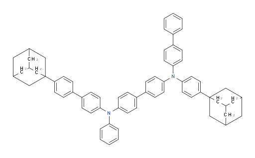 N4-([1,1'-biphenyl]-4-yl)-N4'-(4'-(adamantan-1-yl)-[1,1'-biphenyl]-4-yl)-N4-(4-(adamantan-1-yl)phenyl)-N4'-phenyl-[1,1'-biphenyl]-4,4'-diamine