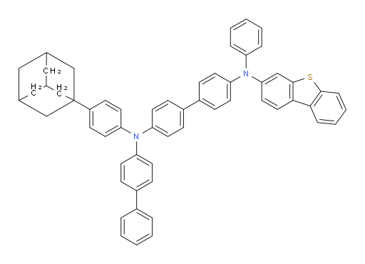 N4-([1,1'-biphenyl]-4-yl)-N4-(4-(adamantan-1-yl)phenyl)-N4'-(dibenzo[b,d]thiophen-3-yl)-N4'-phenyl-[1,1'-biphenyl]-4,4'-diamine