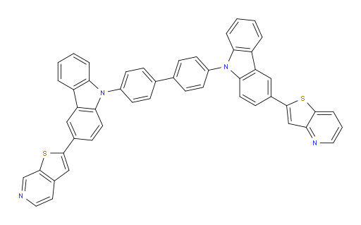 2-(9-(4'-(3-(thieno[2,3-c]pyridin-2-yl)-9H-carbazol-9-yl)-[1,1'-biphenyl]-4-yl)-9H-carbazol-3-yl)thieno[3,2-b]pyridine