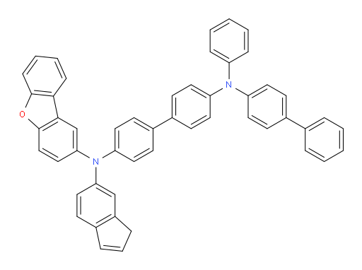 N4-([1,1'-biphenyl]-4-yl)-N4'-(dibenzo[b,d]furan-2-yl)-N4'-(1H-inden-6-yl)-N4-phenyl-[1,1'-biphenyl]-4,4'-diamine