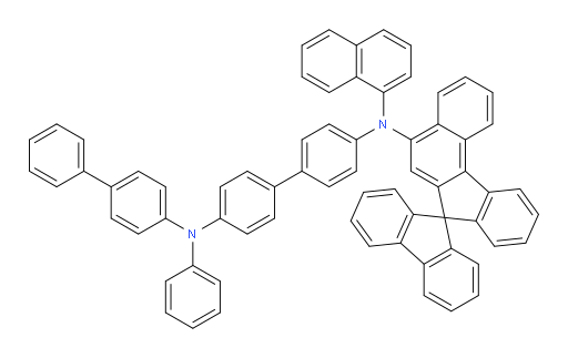 N4-([1,1'-biphenyl]-4-yl)-N4'-(naphthalen-1-yl)-N4-phenyl-N4'-(spiro[benzo[c]fluorene-7,9'-fluoren]-5-yl)-[1,1'-biphenyl]-4,4'-diamine