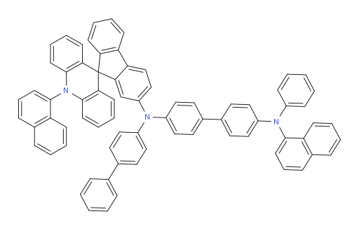 N4-([1,1'-biphenyl]-4-yl)-N4'-(naphthalen-1-yl)-N4-(10-(naphthalen-1-yl)-10H-spiro[acridine-9,9'-fluoren]-2'-yl)-N4'-phenyl-[1,1'-biphenyl]-4,4'-diamine