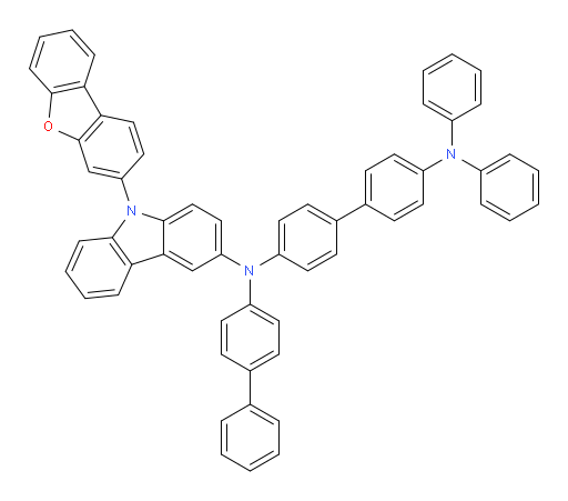 N4-([1,1'-biphenyl]-4-yl)-N4-(9-(dibenzo[b,d]furan-3-yl)-9H-carbazol-3-yl)-N4',N4'-diphenyl-[1,1'-biphenyl]-4,4'-diamine