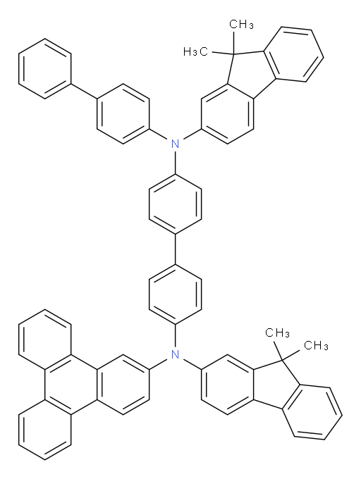 N4-([1,1'-biphenyl]-4-yl)-N4,N4'-bis(9,9-dimethyl-9H-fluoren-2-yl)-N4'-(triphenylen-2-yl)-[1,1'-biphenyl]-4,4'-diamine