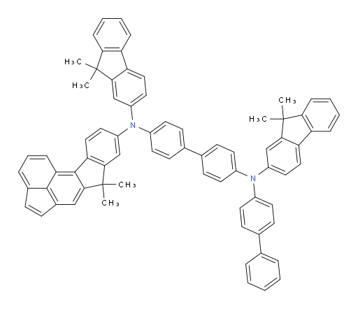 N4-([1,1'-biphenyl]-4-yl)-N4'-(7,7-dimethyl-7H-indeno[1,7-bc]fluoren-9-yl)-N4,N4'-bis(9,9-dimethyl-9H-fluoren-2-yl)-[1,1'-biphenyl]-4,4'-diamine