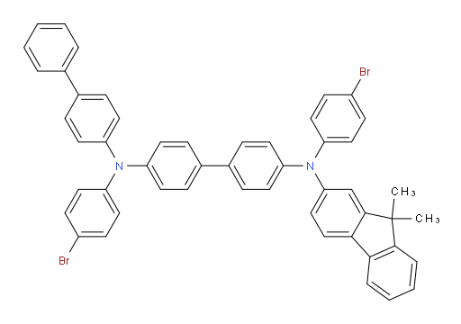 N4-([1,1'-biphenyl]-4-yl)-N4,N4'-bis(4-bromophenyl)-N4'-(9,9-dimethyl-9H-fluoren-2-yl)-[1,1'-biphenyl]-4,4'-diamine