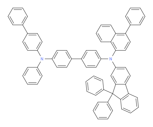 N4-([1,1'-biphenyl]-4-yl)-N4'-(9,9-diphenyl-9H-fluoren-2-yl)-N4-phenyl-N4'-(4-phenylnaphthalen-1-yl)-[1,1'-biphenyl]-4,4'-diamine