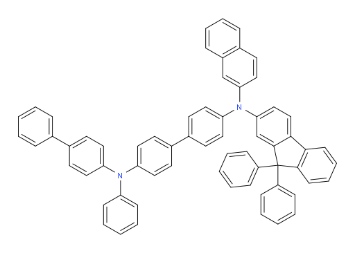 N4-([1,1'-biphenyl]-4-yl)-N4'-(9,9-diphenyl-9H-fluoren-2-yl)-N4'-(naphthalen-2-yl)-N4-phenyl-[1,1'-biphenyl]-4,4'-diamine