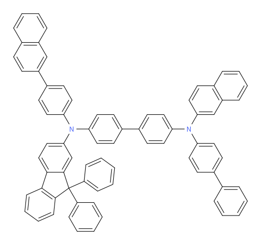 N4-([1,1'-biphenyl]-4-yl)-N4'-(9,9-diphenyl-9H-fluoren-2-yl)-N4-(naphthalen-2-yl)-N4'-(4-(naphthalen-2-yl)phenyl)-[1,1'-biphenyl]-4,4'-diamine