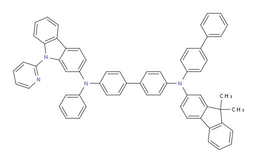 N4-([1,1'-biphenyl]-4-yl)-N4-(9,9-dimethyl-9H-fluoren-2-yl)-N4'-phenyl-N4'-(9-(pyridin-2-yl)-9H-carbazol-2-yl)-[1,1'-biphenyl]-4,4'-diamine