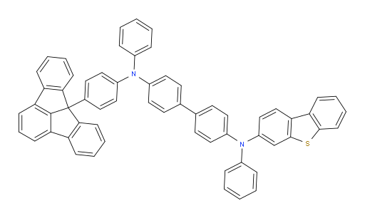 N4-(4-(7bH-indeno[1,2,3-jk]fluoren-7b-yl)phenyl)-N4'-(dibenzo[b,d]thiophen-3-yl)-N4,N4'-diphenyl-[1,1'-biphenyl]-4,4'-diamine