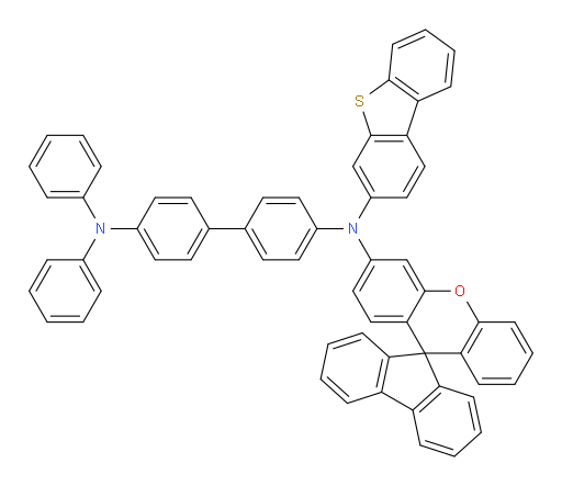 N4-(dibenzo[b,d]thiophen-3-yl)-N4',N4'-diphenyl-N4-(spiro[fluorene-9,9'-xanthen]-3'-yl)-[1,1'-biphenyl]-4,4'-diamine