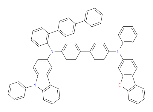 N4-([1,1':4',1''-terphenyl]-2-yl)-N4'-(dibenzo[b,d]furan-3-yl)-N4'-phenyl-N4-(9-phenyl-9H-carbazol-3-yl)-[1,1'-biphenyl]-4,4'-diamine