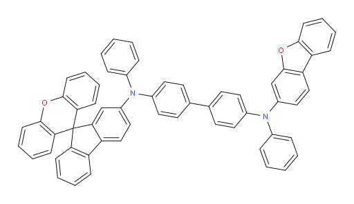 N4-(dibenzo[b,d]furan-3-yl)-N4,N4'-diphenyl-N4'-(spiro[fluorene-9,9'-xanthen]-2-yl)-[1,1'-biphenyl]-4,4'-diamine